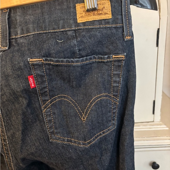 Levi's Denim - Levi's Deep Indigo Wide Leg Jeans 39 inches long